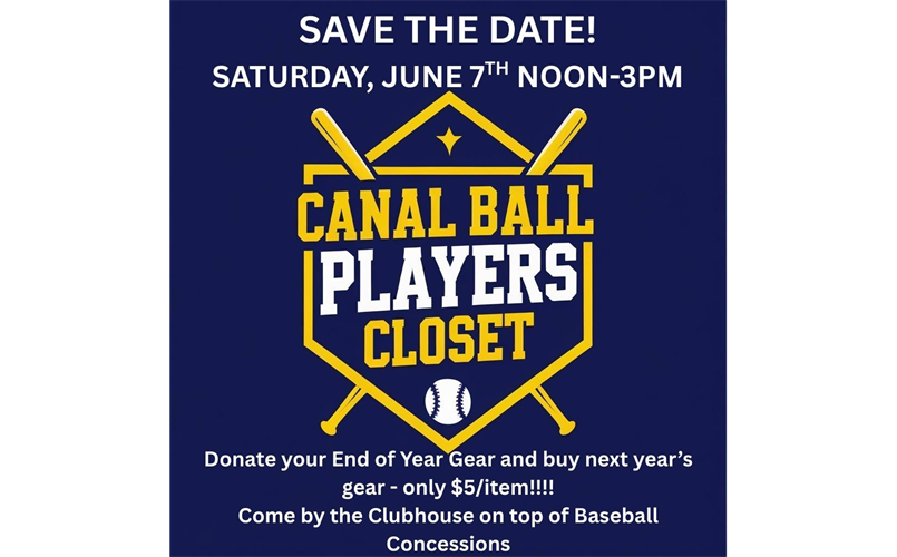 Canal Ball Player Closet